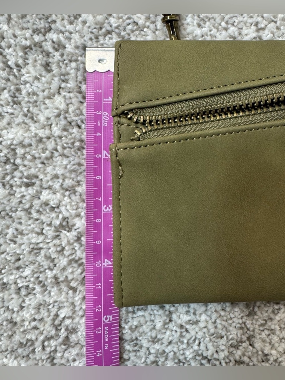 Universal Thread Olive Green Crossbody Wristlet Concert Ready - Picture 3 of 11